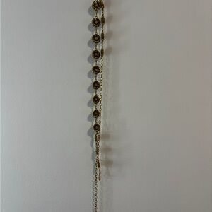 Gold Sunflower Chain Belt